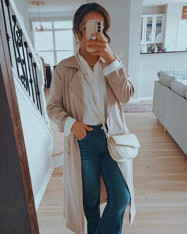 Sometimes, the simplest pieces come together beautifully! Got tons of compliments on this look this past weekend, and the look is not anything revolutionary. But this is why staple classic pieces like a trench coat and a button down with a good pair of jeans are timeless. They catch the eye and out live any trends. 

Tip: When choosing a trench coat, opt for one that is relaxed in fit rather than too form fitting or stiff so that it can be easily layered. Beige, camel, and khaki are the most versatile colors. My trench coat is from @darling, and it is called the Overcast Trench in the color Fawn.

✨️Outfits linked in bio and here: https://liketk.it/4Ba4b

#oldmoneyaesthetic #oldmoneystyle #springstyle #darlingpartner #darling